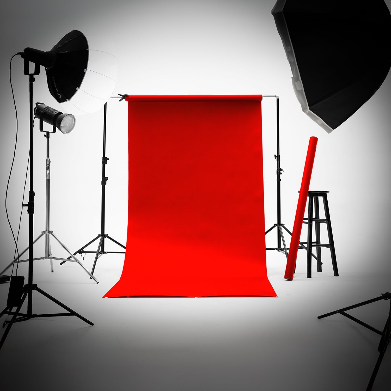 Kate Seamless Paper Backdrop Red Paper Backdrop Seamless Backdrop Paper Rolls (105''X32.8' Scarlet)
