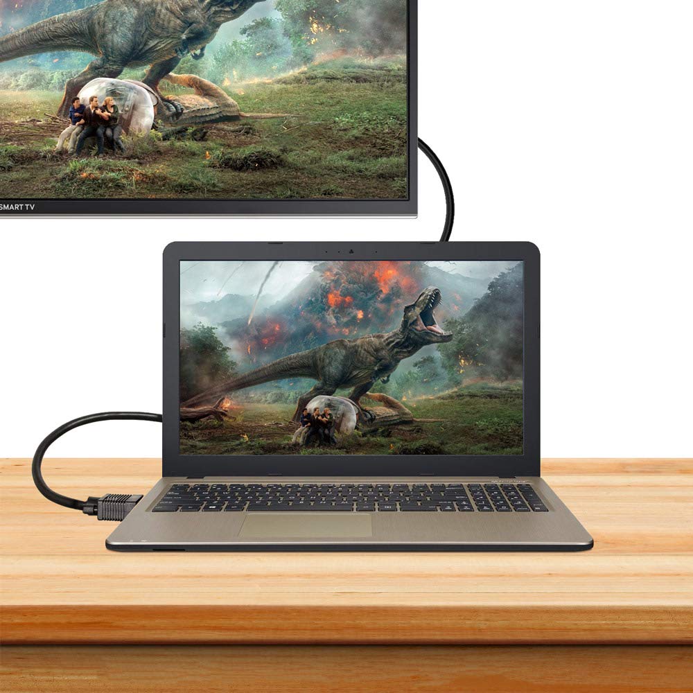 Cmple   Svga/Vga Cable Male To Male Computer Monitor Cables Vga Video Cable   Monitor Video Adapter Cable With Ferrite Cores Sup