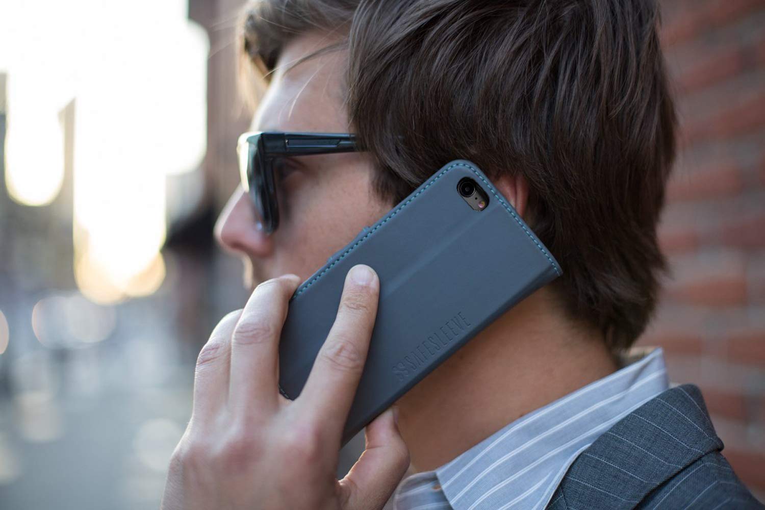 Safesleeve Emf Protection Anti Radiation Iphone Case: Iphone Se And Iphone 5/5S Rfid Emf Blocking Wallet Cell Phone Case (Grey)