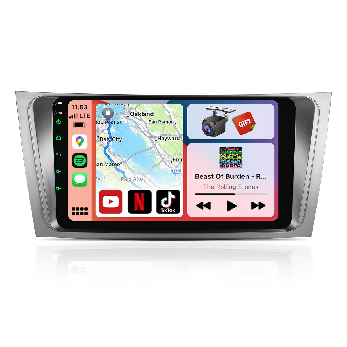 Car Radio For Toyota Camry 2006 2007 2008 2009 2010 2011(Not Fit Jbl),Wireless Carplay & Android Auto,5G Wifi Android 12 Camry C
