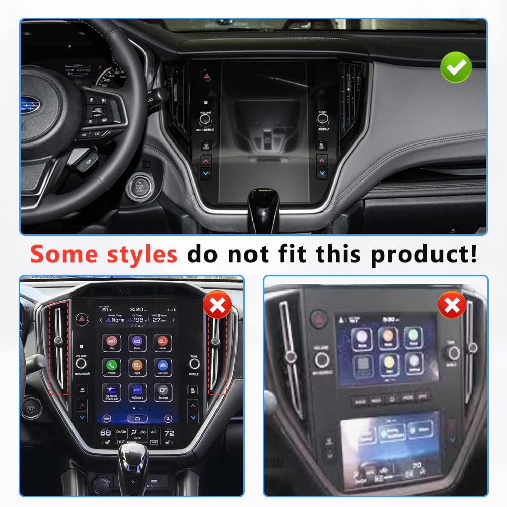 Intget 11.6 Inch Screen Protector For 2025 Subaru Legacy/Outback Accessories 2020 2021 2022 2023 2024 Car Gps Navigation Radio Display Cover Protect Tempered Glass For Subaru Legacy Outback Touch Screen Foil