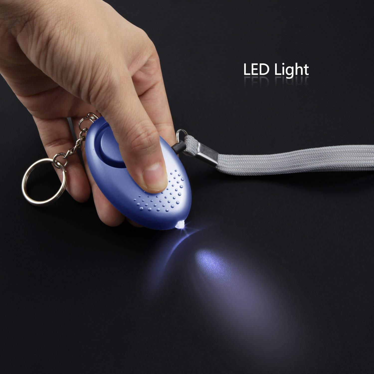 Personal Alarm For Women, 5 Pack 140Db Emergency Self Defense Security Alarm Keychain With Led Light For Women Kids And Elders