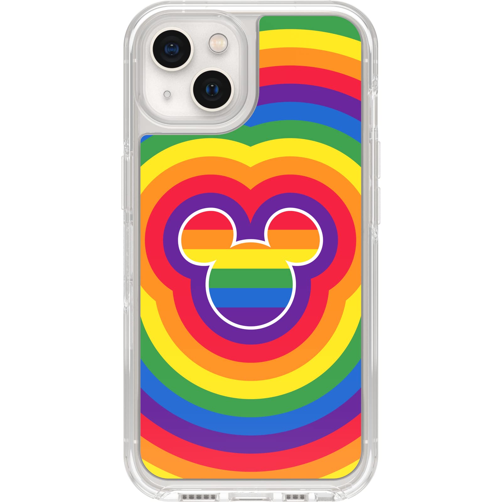 Otterbox Iphone 13 (Only) Symmetry Series Case   Disney Pride, Ultra Sleek, Wireless Charging Compatible, Raised Edges Protect C