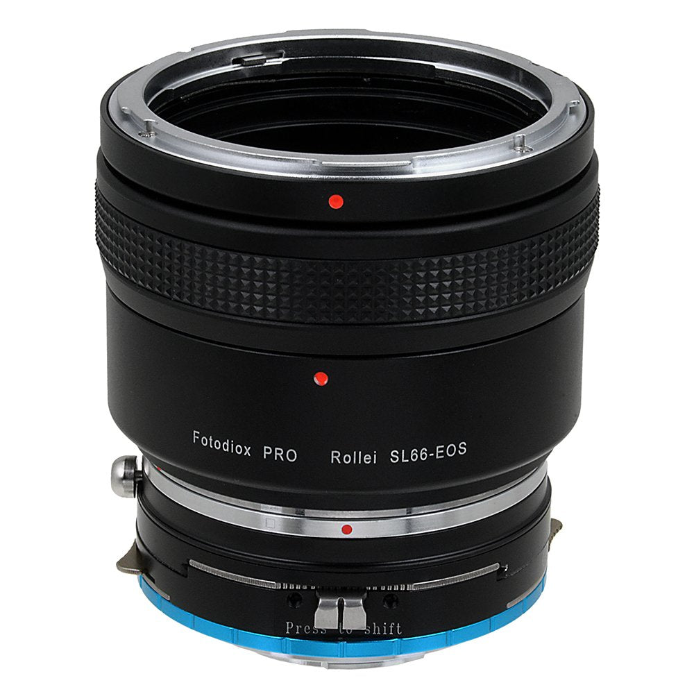 Fotodiox Pro Lens Mount Shift Adapter Rolleiflex SL66 Series Lenses to Fujifilm X-Series Mirrorless Camera Adapter - fits X-Moun