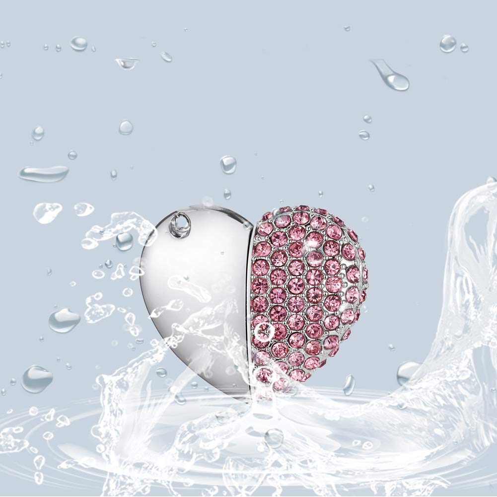 Garrulax Usb Flash Drive, 8Gb / 16Gb / 32Gb / 64Gb Usb2.0 Usb Memory Stick Date Storage Pendrive Thumb Drives(32Gb,Pink)