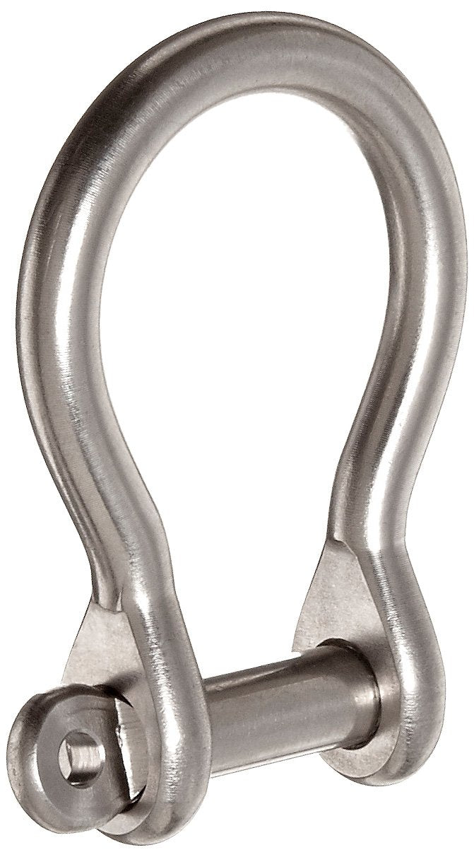 Ronstan Rf637 Grade Stainless Steel 316 Bow Shackle, 3/8'' Pin Diameter, 2'' Length, 13/32'' Width,WBIASB006PHVSHQ