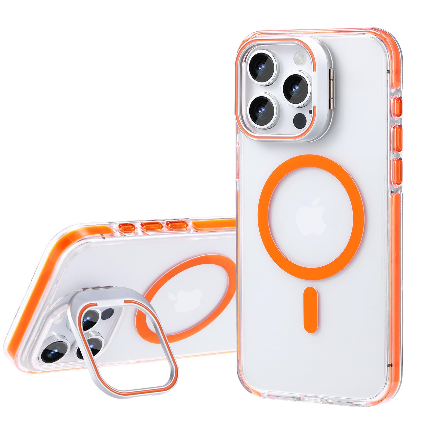 Yzoiko Strong Magnetic Case For Iphone 13 Pro [10Ft Military Grade Protection] Built In Camera Stand Phone Case, Compatible With