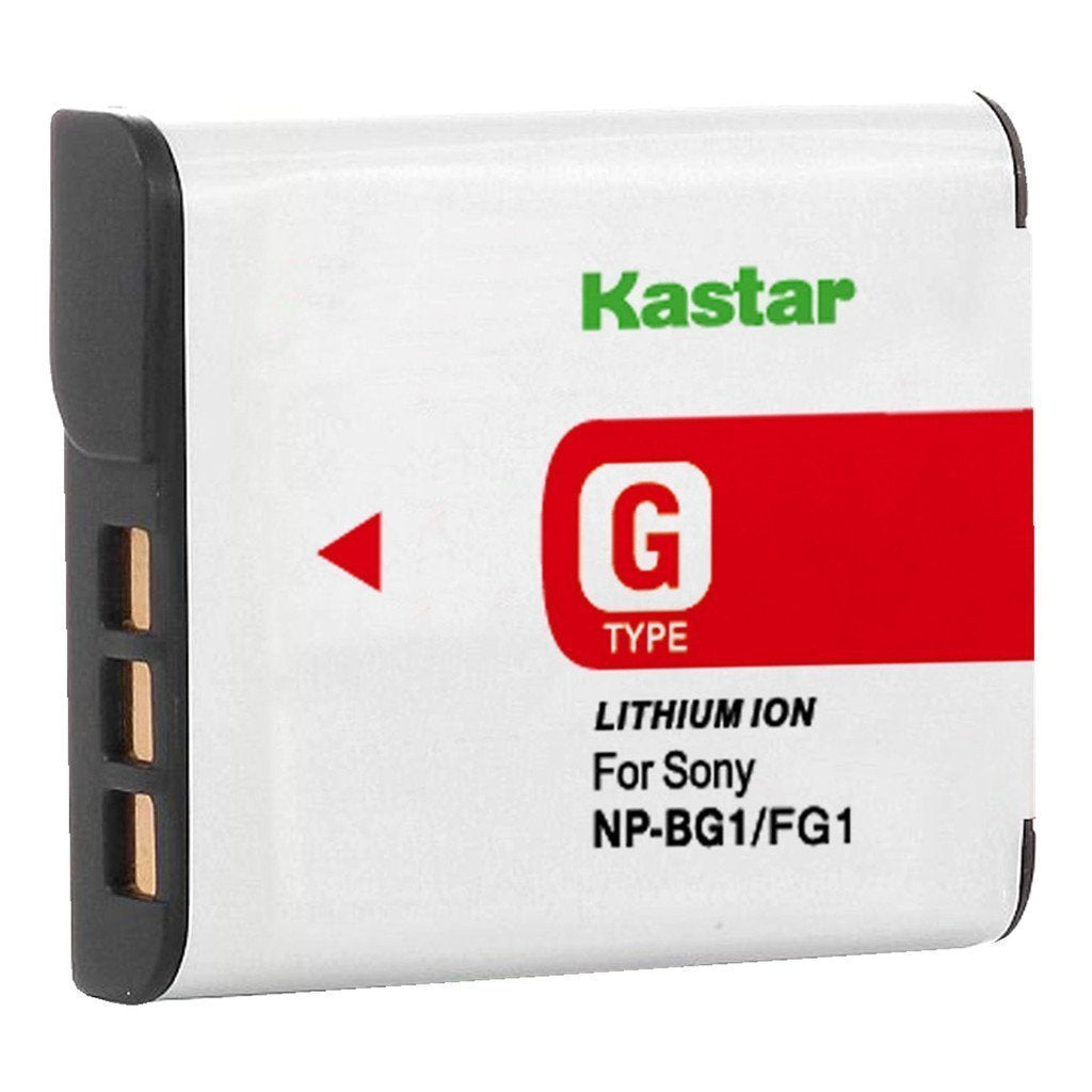 Kastar Lithium Ion Camera Battery for Sony G Type NPBG1 NP-BG1 Sony Cyber-Shot DSC-H3 DSC-H7 DSC-H9 DSC-H10 DSC-H20 DSC-H50 DSC-