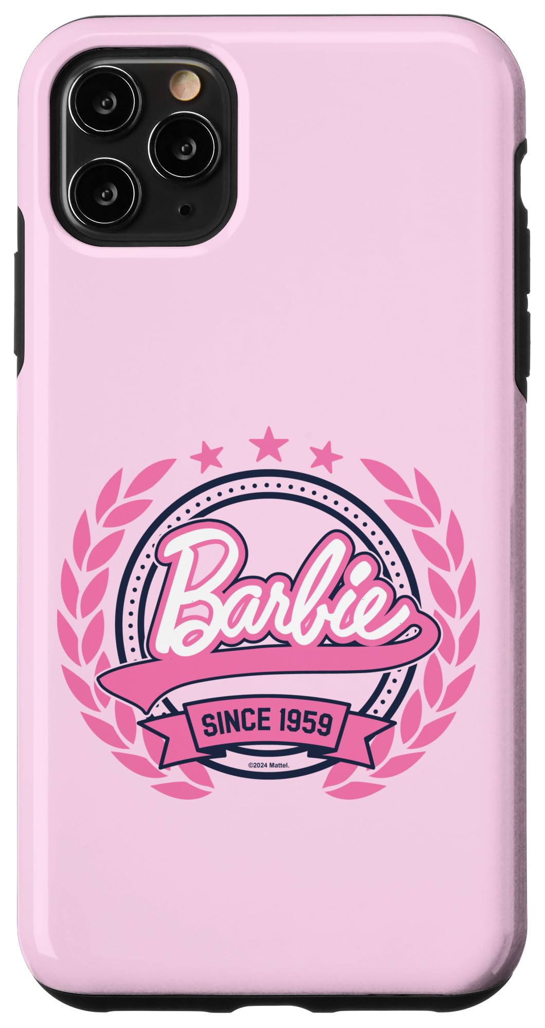 Iphone 11 Pro Max Barbie   Varsity Collegiate Seal Since 1959 Logo Case