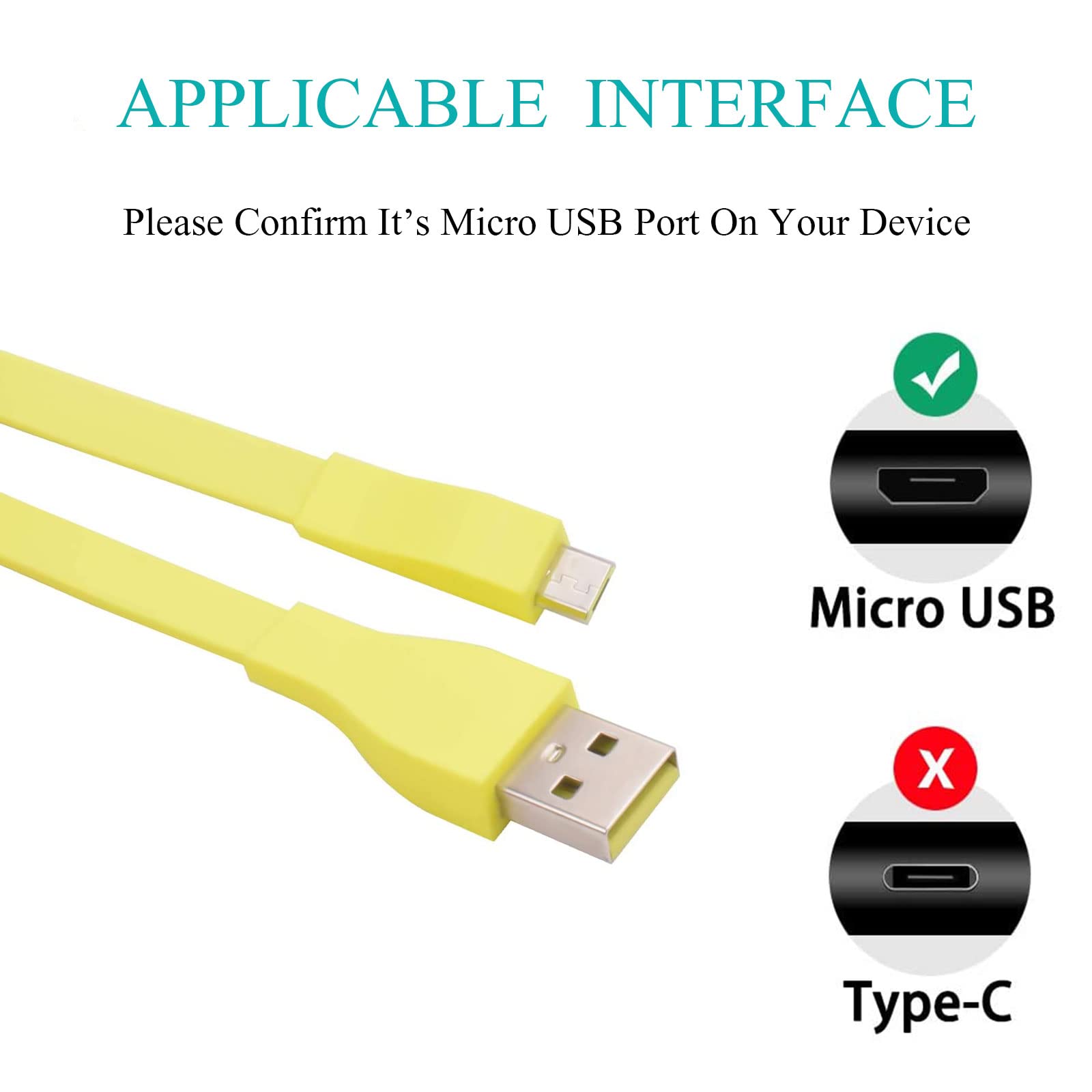Sqrgreat Micro Usb Ue Boom Speaker Charger, Fast Charging Cable Cord Replacement Compatible With Logitech Ue Boom Boom 2 Boom 3