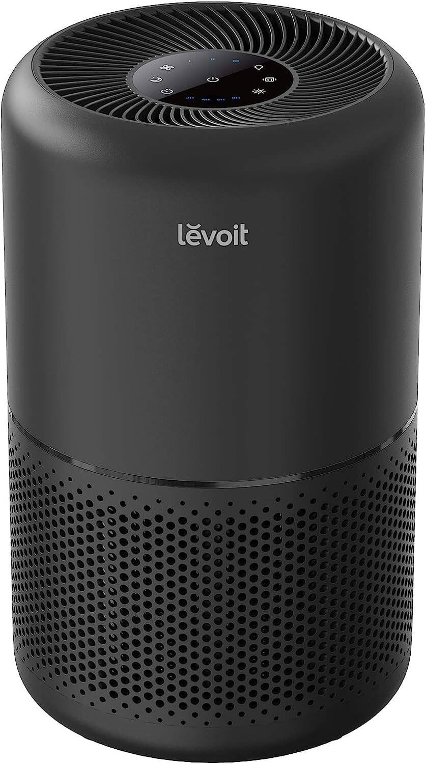 Levoit Air Purifier For Home Allergies Pets Hair In Bedroom, Covers Up To 1095 Ft By 45W High Torque Motor, 3 In 1 Filter With H