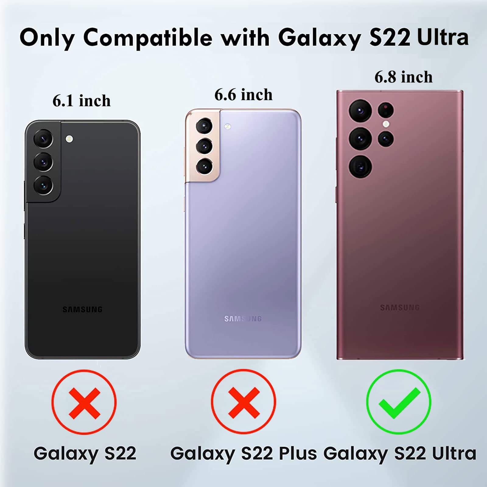 J.West Galaxy S22 Ultra Case 5G, Luxury Sparkle Glitter Translucent Clear Colorful Opal Pearly Thinfoil Design Shiny Floral Prin