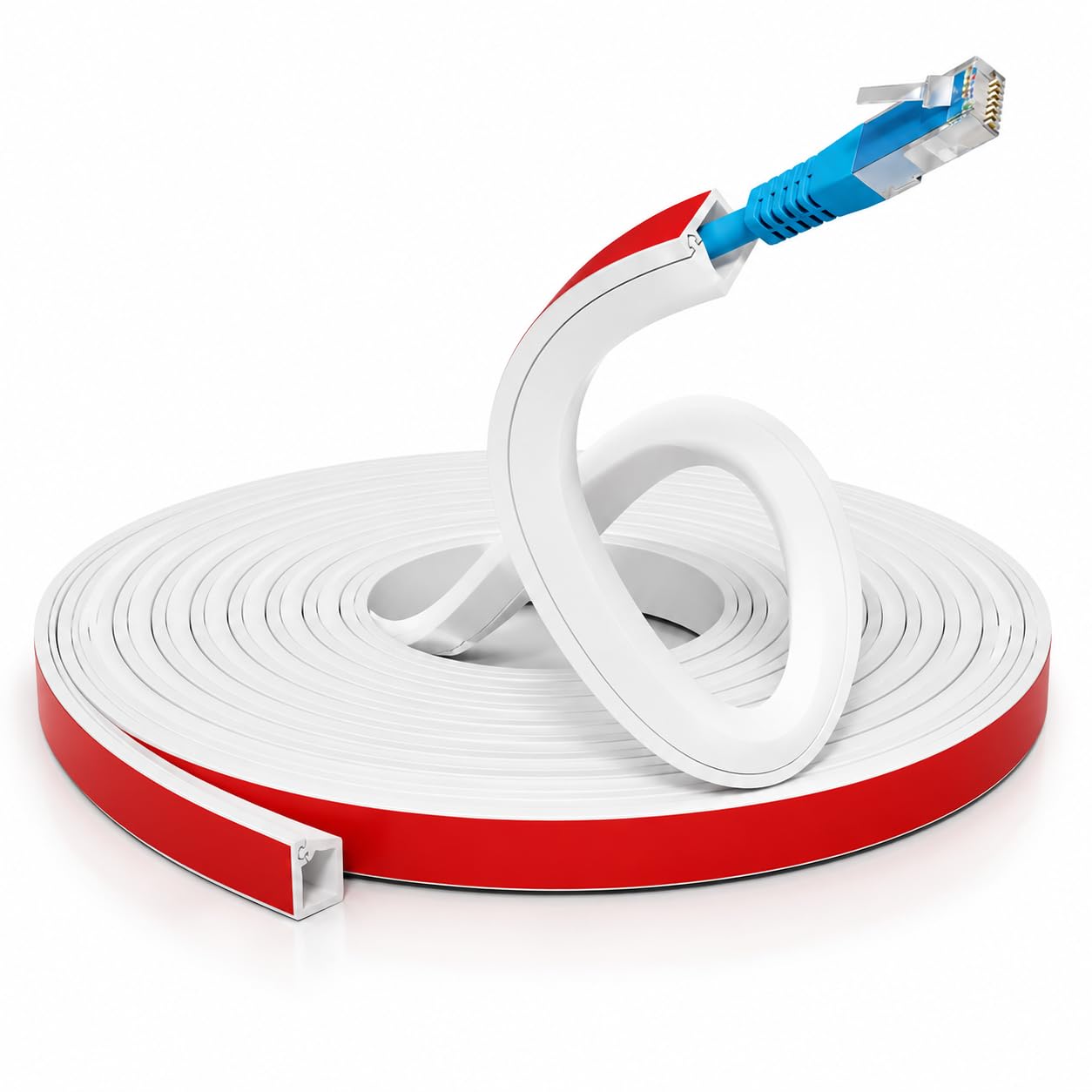 39 Silicone Cord Hider for Wall, Cable Raceway to Hide TV Wires & Cords
