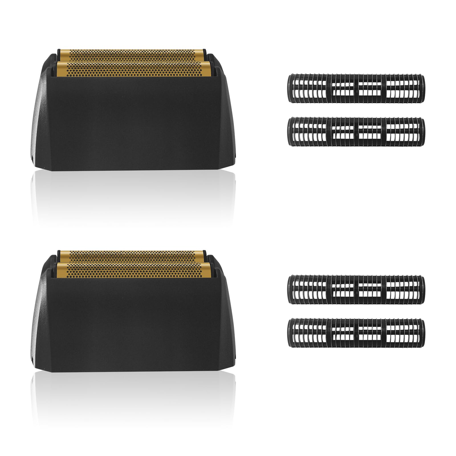 Shaver Replacement Super Close Gold Foil & Cutter Bar Assembly Compatible With Wahl 5 Star Series Vanish Shaver(8173 700) (2 Pac