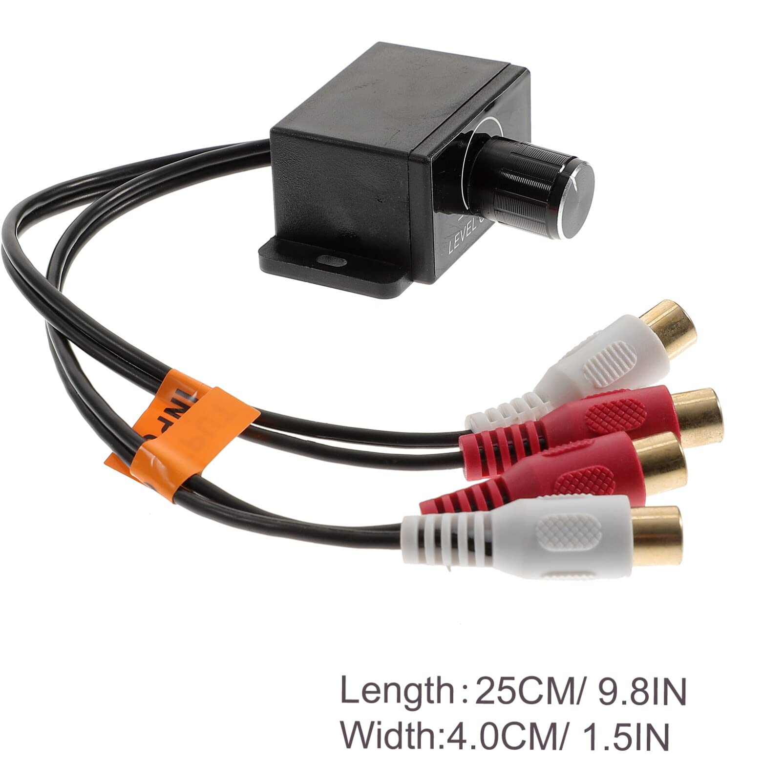 Vanzack Bass Amp Universal Car Rca Remote Amplifier Level Controller Car Audio Amplifier Gian Level Bass Boost Audio Volume Cont