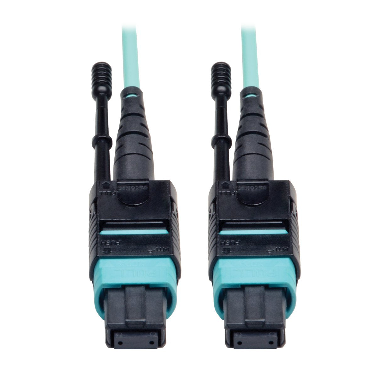 Tripp Lite Mtp / Mpo Patch Cable 12 Fiber,40Gbe, 40Gbase Sr4,Om3 Plenum Rated   Aqua, 10M (33 Ft.)(N844 10M 12 P)