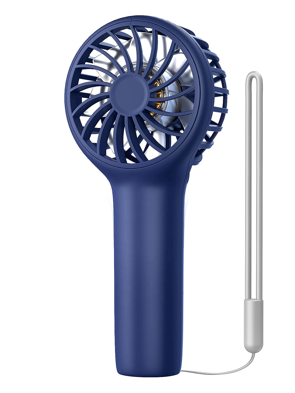 EasyAcc Mini Portable Fan,Handheld Fan,3 Speed Personal Small Makeup Fan 2000 Battery Hand Fan,Lightweight Washable USB Recharge