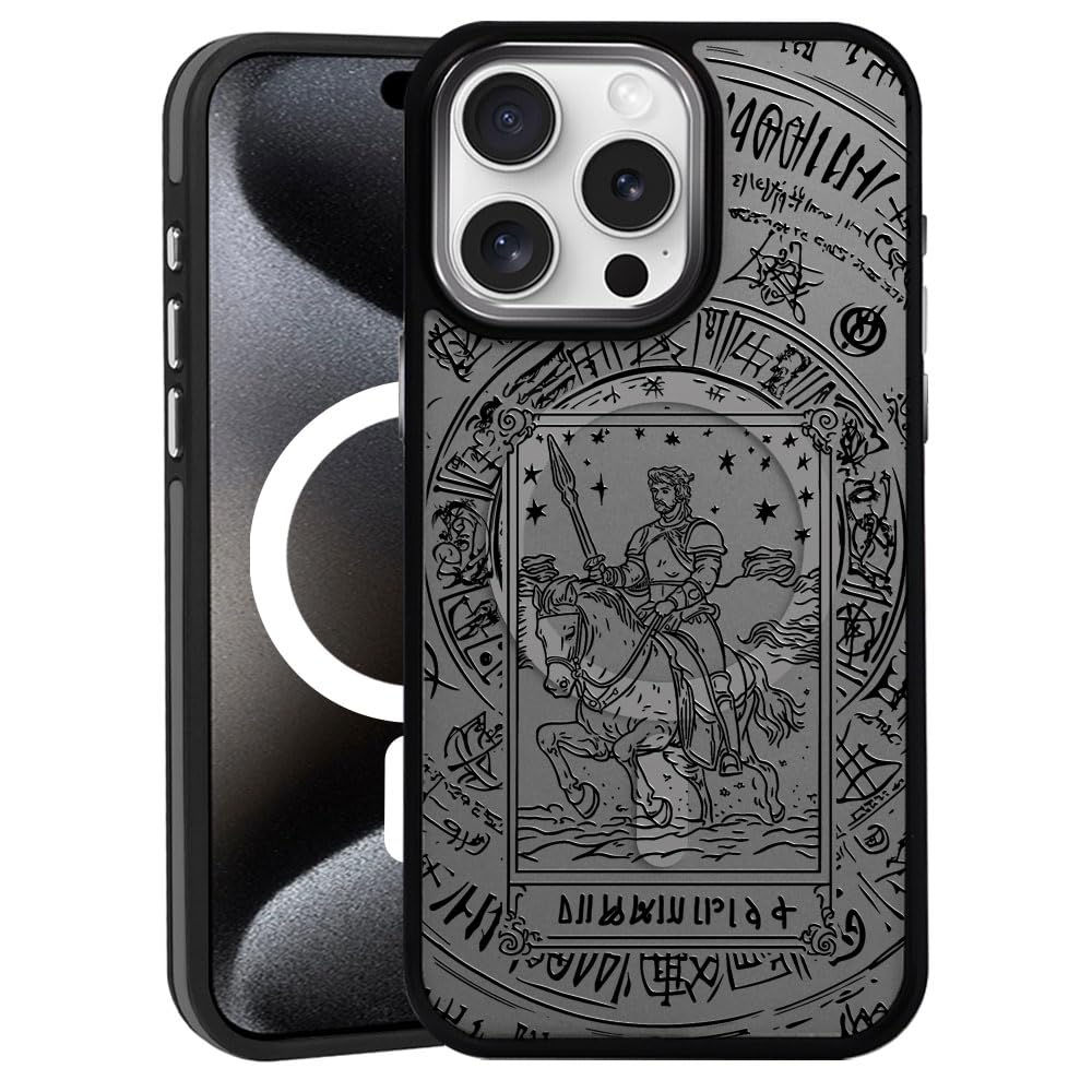Daizag Magnetic Case For Iphone 13 Pro, [All-Around Shockproof Corners] [Compatible With Magsafe], Black Translucent Matte Cover