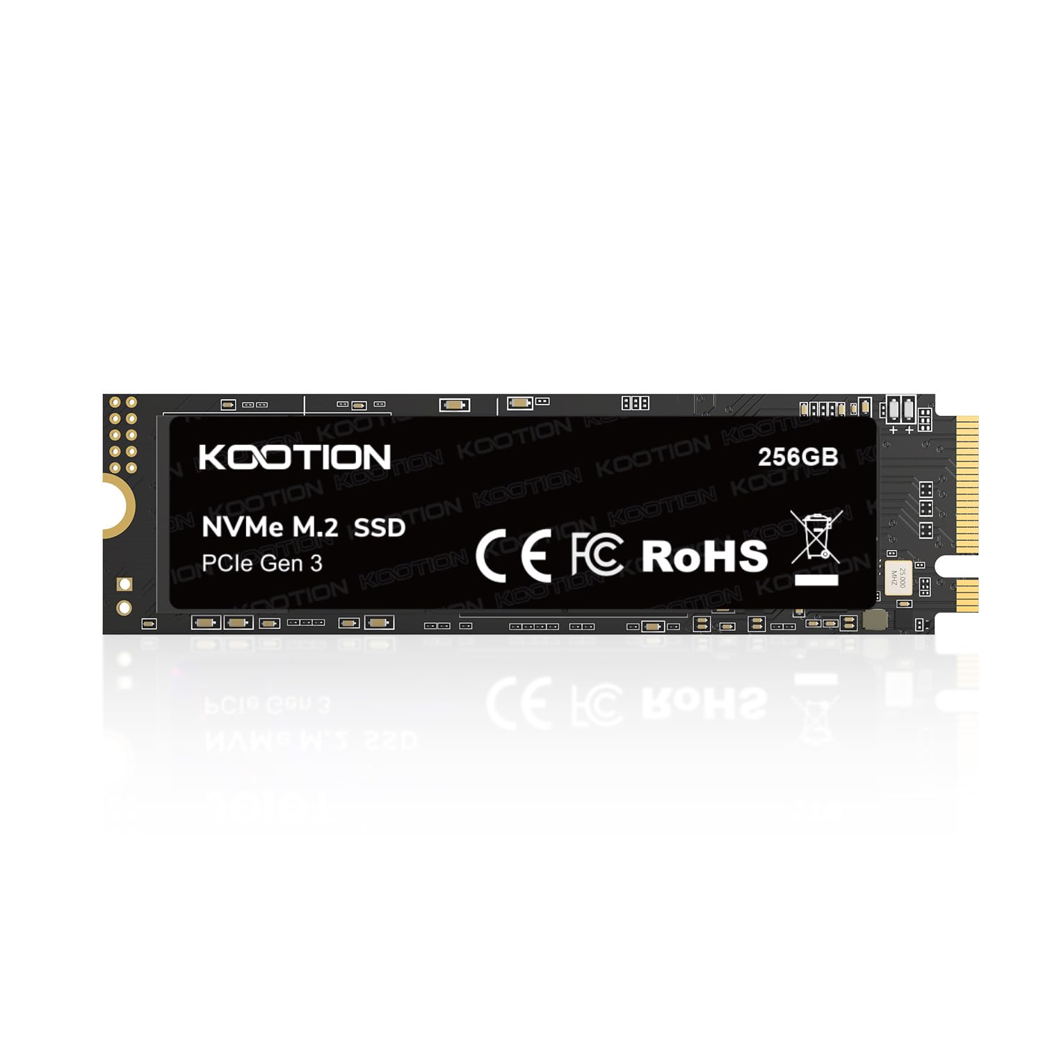 Kootion 256Gb Nvme M.2 Pcie 2280 Ssd | Gen3X4 Internal Solid State Drive Hard Drive Up To 2500Mb/S | Compatible With Laptop & Pc