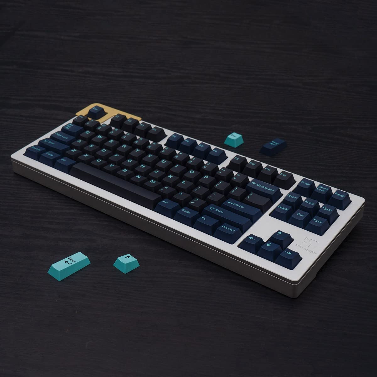 172 Keys Double Shot Keycaps Cherry Profile Hammerhead Dark Keycap Set Fit For Alice Keyboard 61/64/87/104/108 Cherry Mx Switche