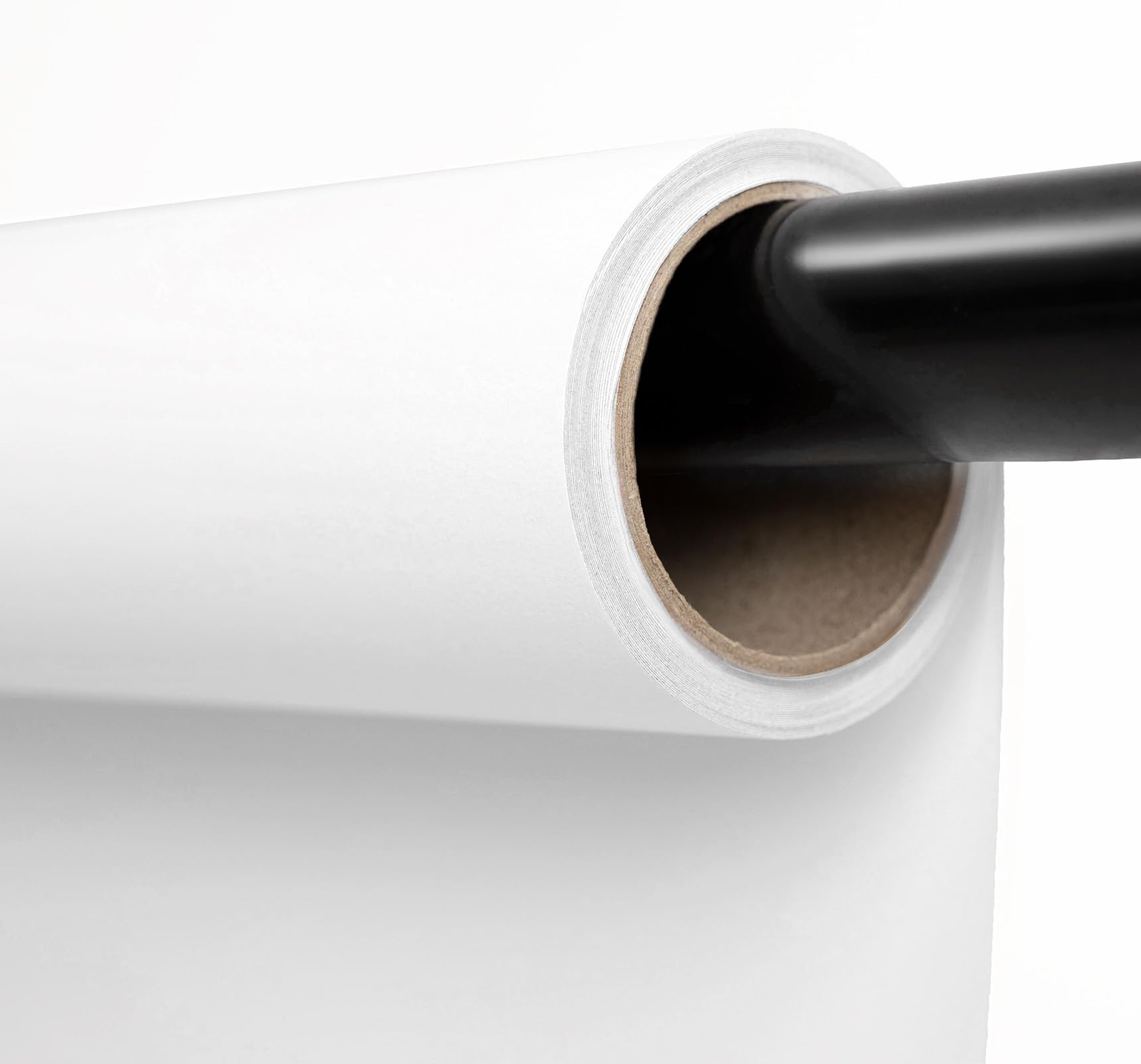 Kate Seamless Paper Backdrop For Photography Photo Backdrop Paper (53''X16.4' Arctic White)