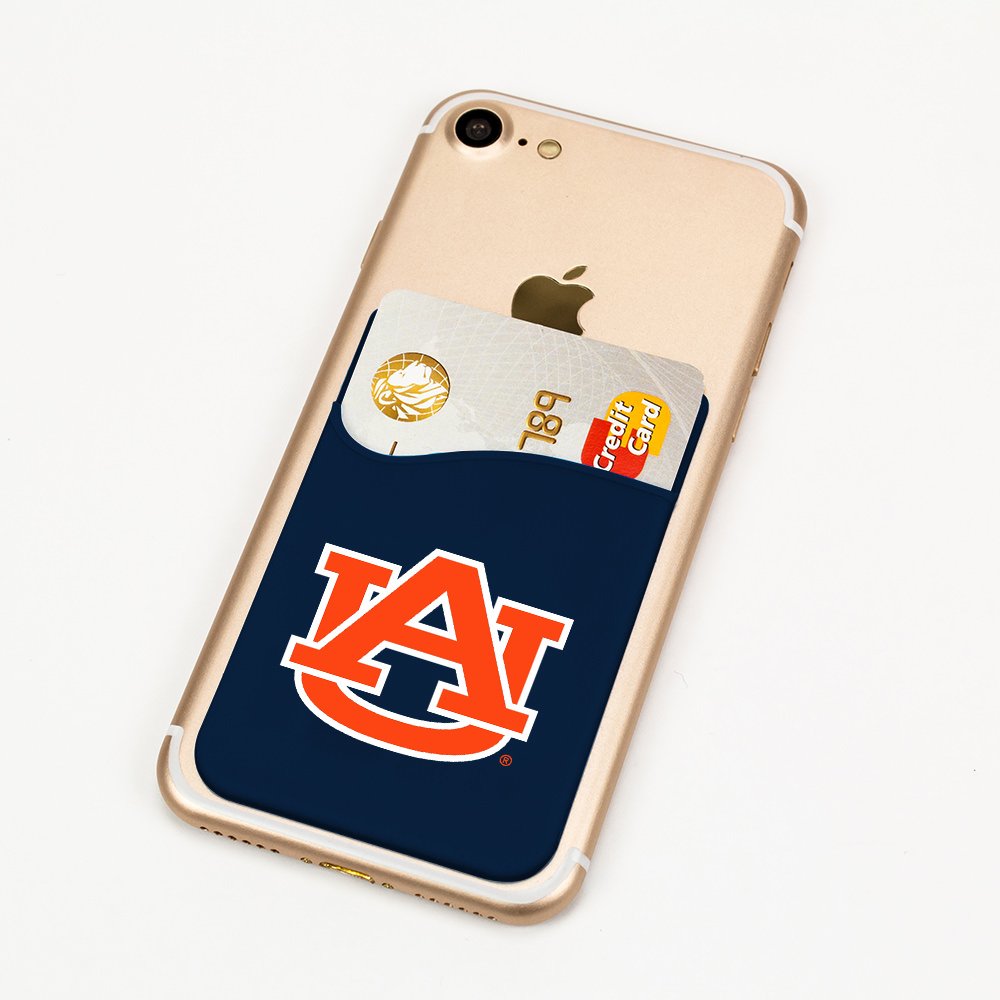 Guard Dog Silicone Credit Card Holder/Phone Wallet - Auburn Tigers