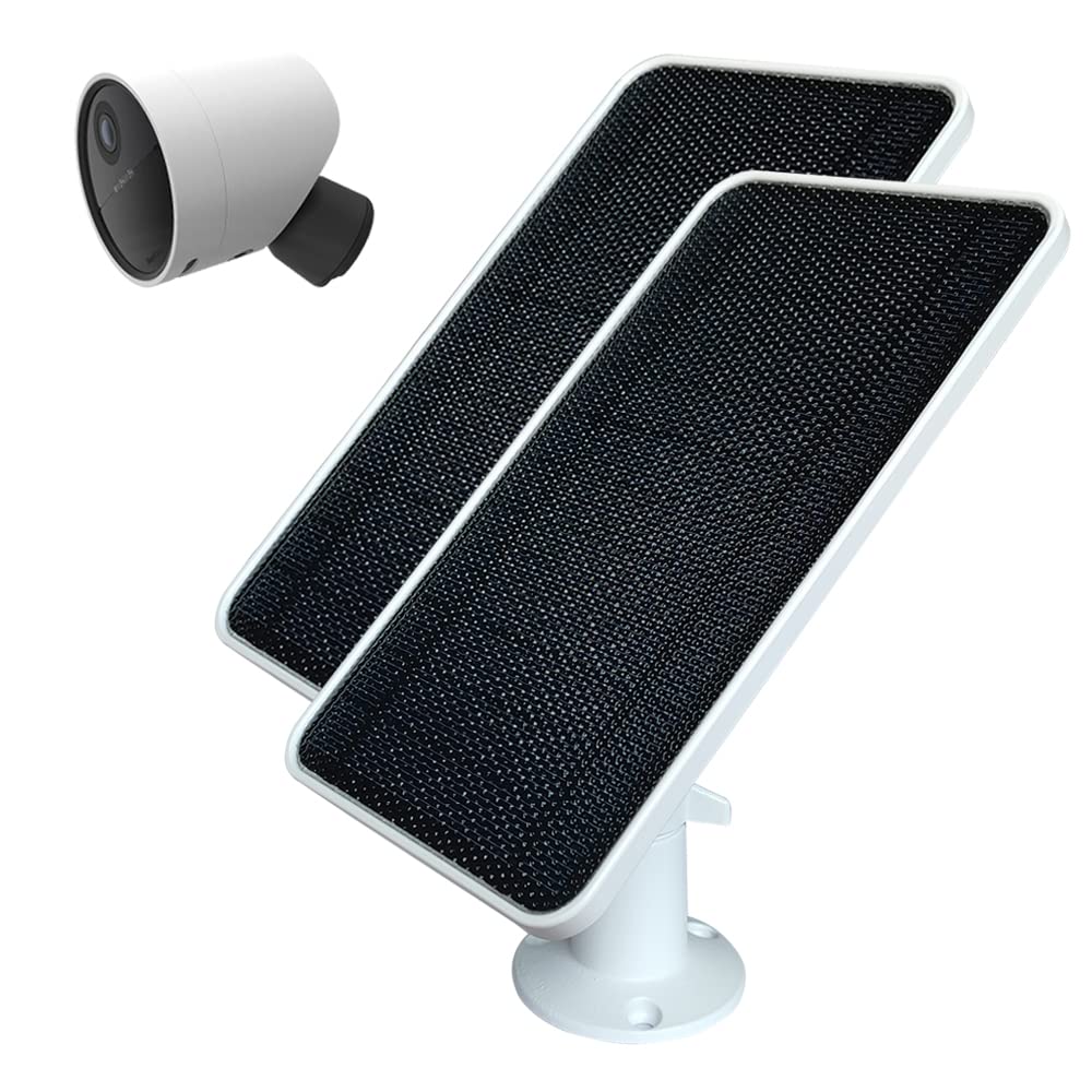 Jjmasee Solar Panel For Simplisafe Outdoor Security Cameras (2 Pack), Featuring Weatherproof Durability And Continuous Power Sup