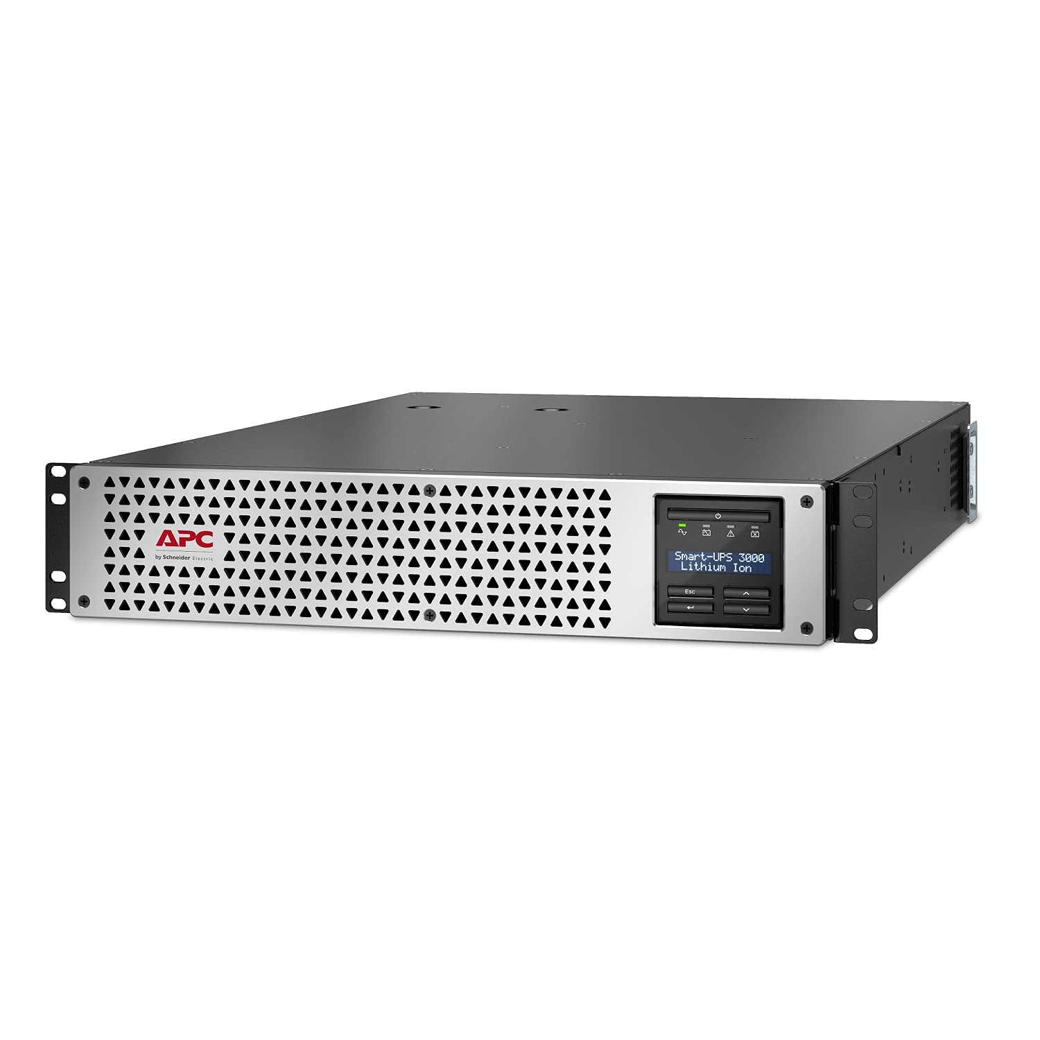 Apc Smart Ups 3000)Va Lithium Ion Ups, Smtl3000Rmucnc, Short Depth, Pure Sine Wave Rack Mount Ups With Network Card