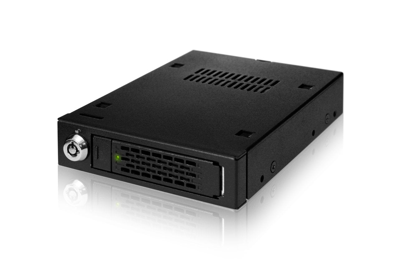 ICY DOCK Rugged Full Metal 2.5    SATA HDD & SSD Mobile Rack for External 3.5 Drive Bay | ToughArmor MB991SK-B