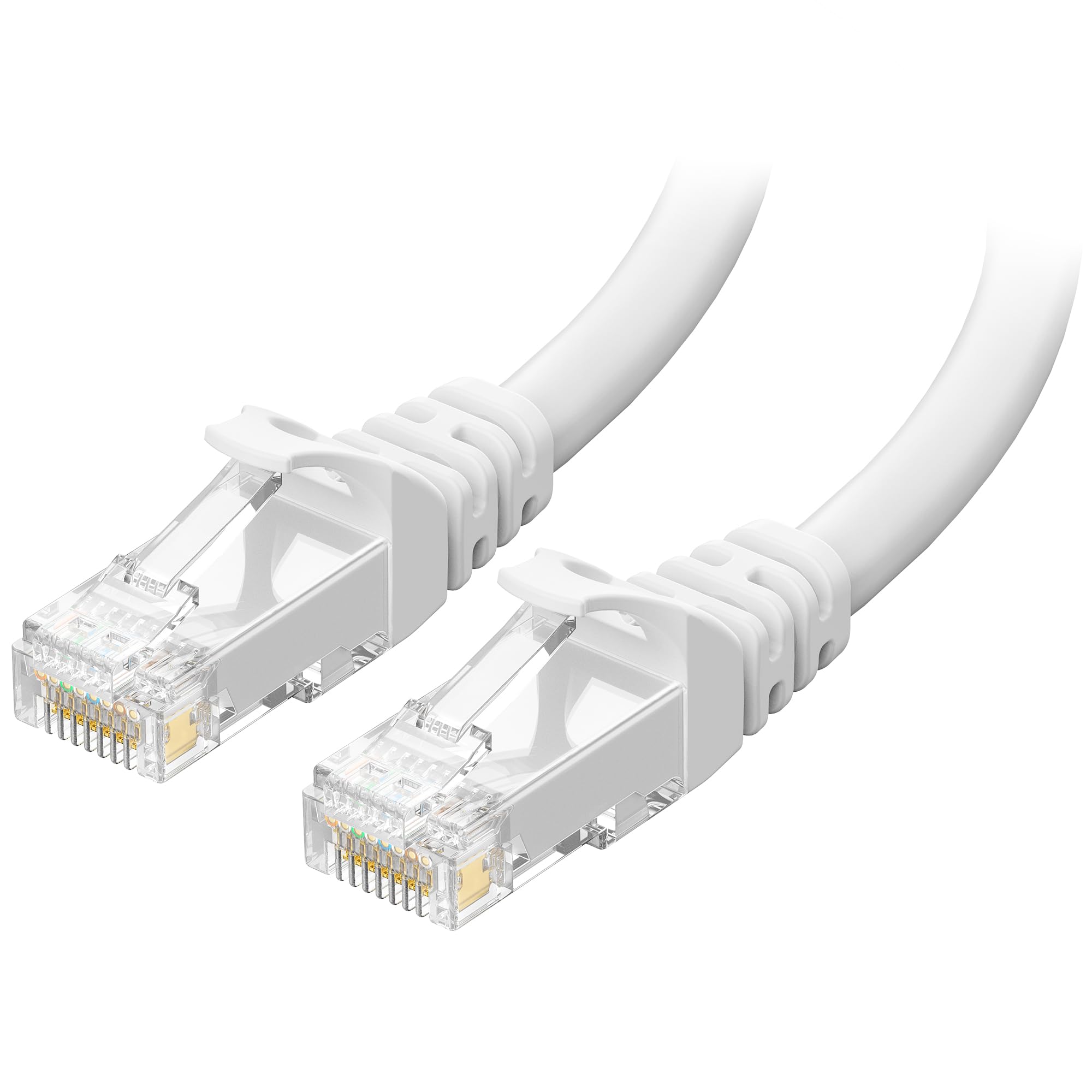 Cable Matters 10Gbps Snagless Cat 6 Ethernet Cable   30ft, Cat 6 Cable, Cat6 Cord, Ethernet Cord, White
