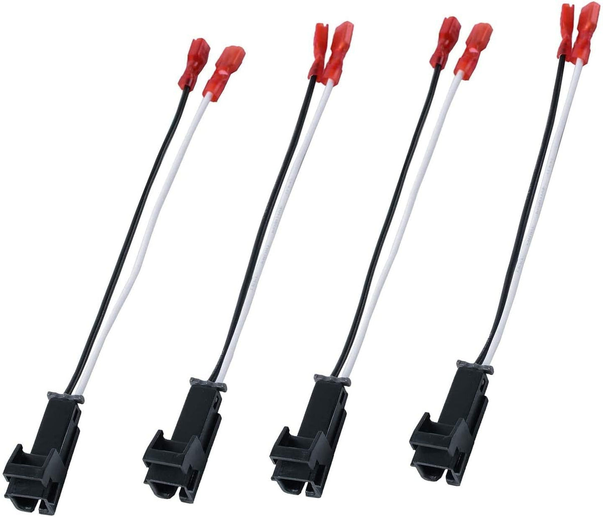 Qttech 72 4568 4 Pack Speaker Harness For Selected General Motor Vehicles Chevy Buick Total Adapters