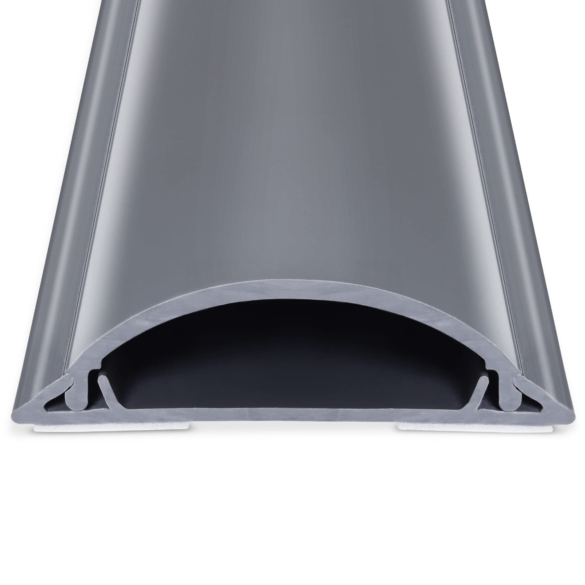 Cord Cover Floor 34In(2Xl17In), Large Capacity Floor Cable Cover, Hard Pvc Cord Hider Floor, Floor Wire Cover For Cable Manageme