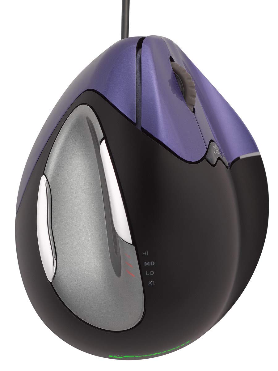 Evoluent Vm4S Verticalmouse 4 Right Hand Ergonomic Mouse With Wired Usb Connection (Small Size)