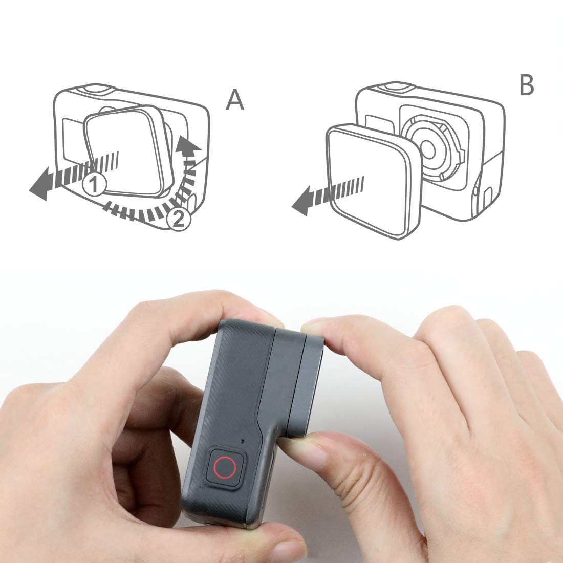 Replacement Protective Lens Cover For Gopro Hero 5 6 7 Camera Glass Protector Lens Cover Repair Part Accessories