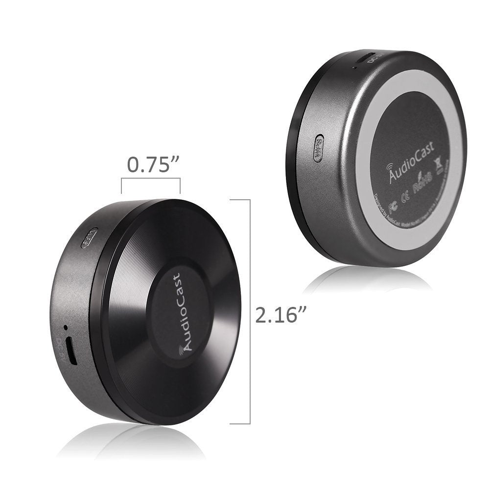 Acemax M5 Audiocast Wifi Wireles Audio Adapter Airplay Dlna Spotify Iheartradio Supporting Stream Audio To Speaker Systems Over
