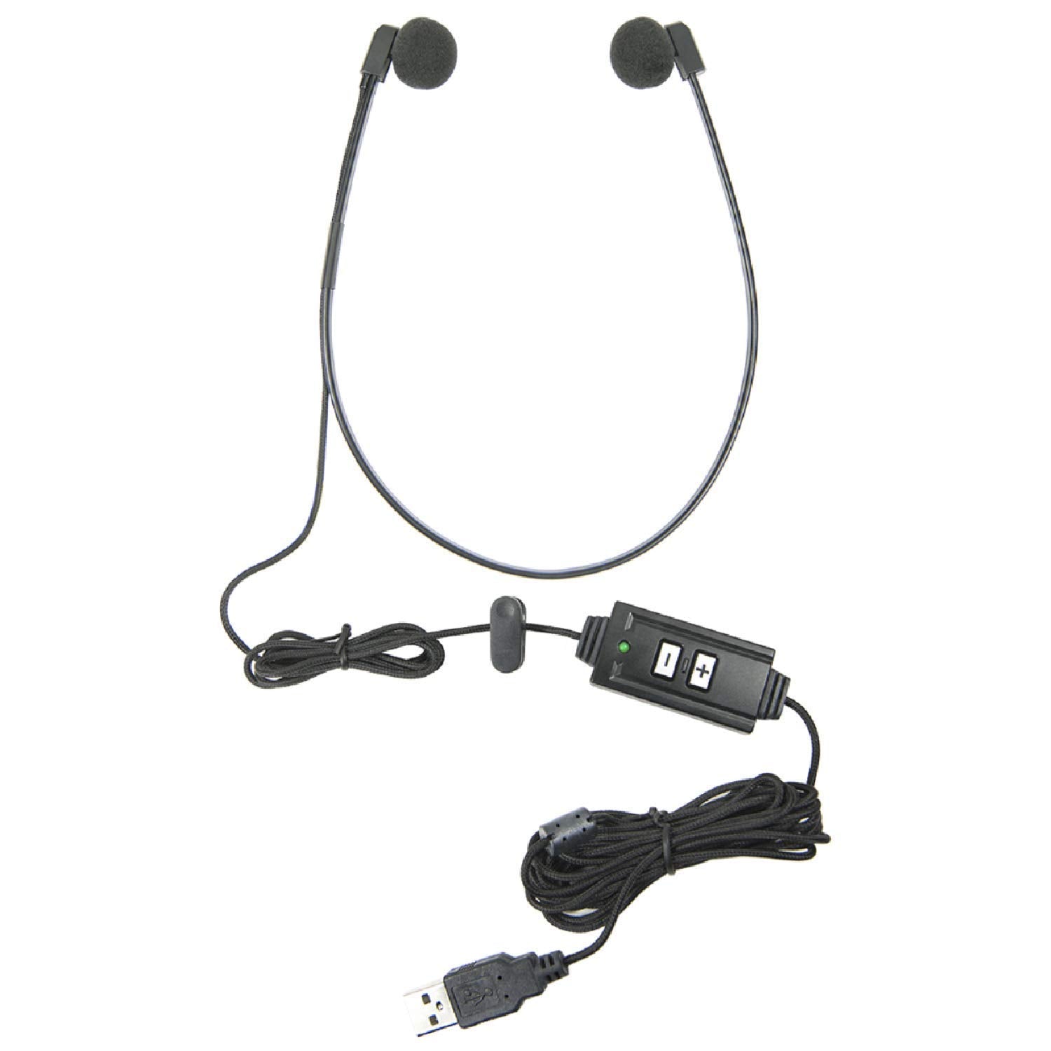 Ecs Wordhear O Usb Transcription Headset With Under Chin Design