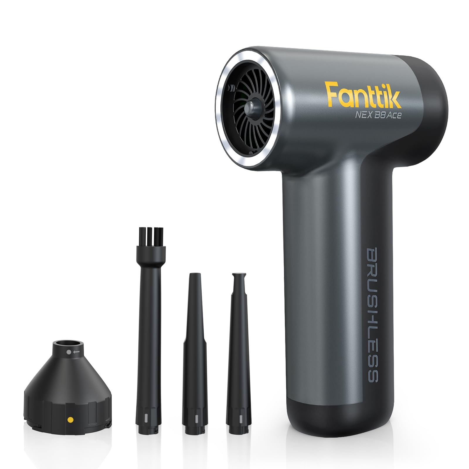 Fanttik B8 Ace Electric Air Duster, Cordless Air Duster, 110000 RPM Brushless Motor, Max.100M/S Flow Rate, 2600mAh Rechargeable 