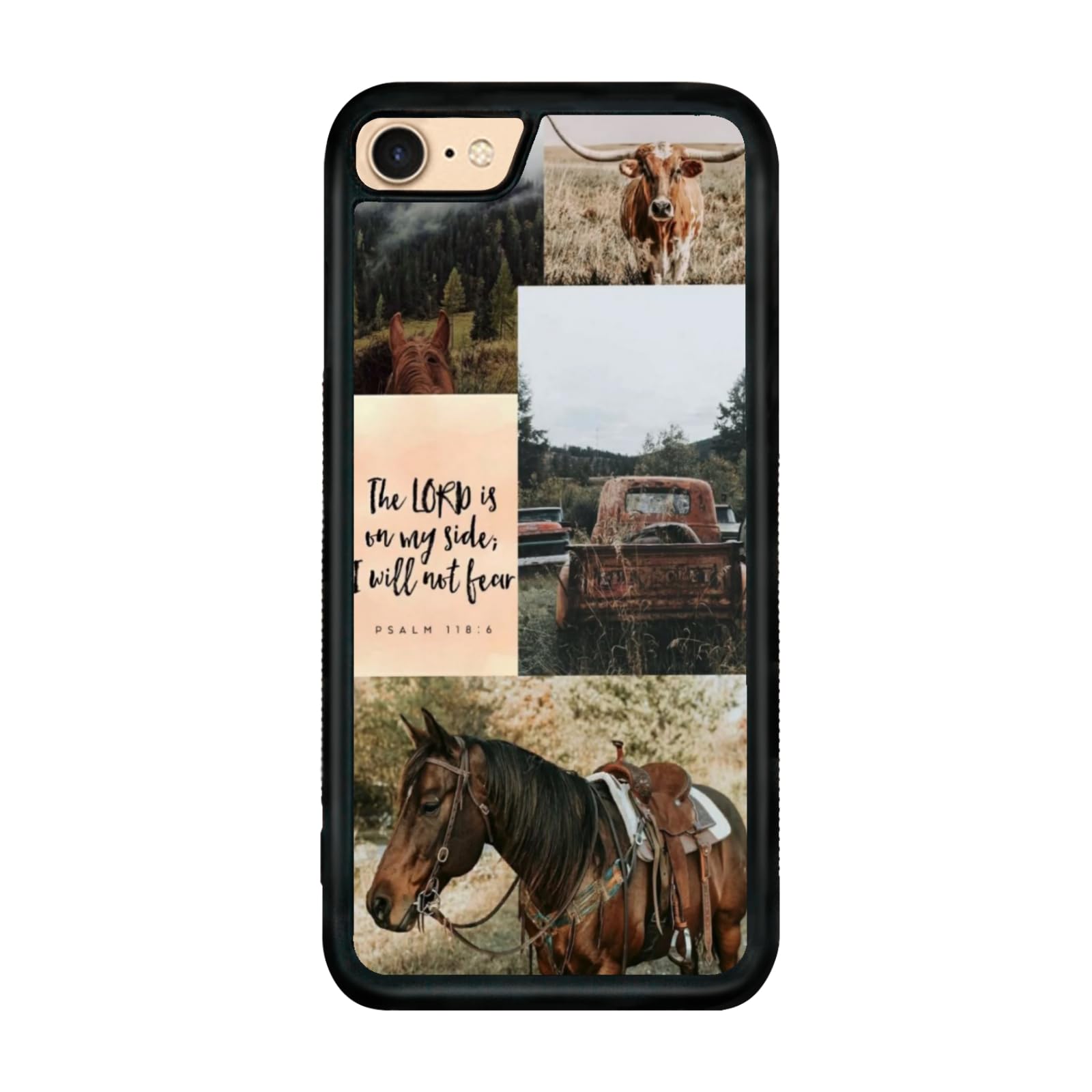 Traday Western Phone Case Compatible With Iphone 7/8/Se Horse Phone Case