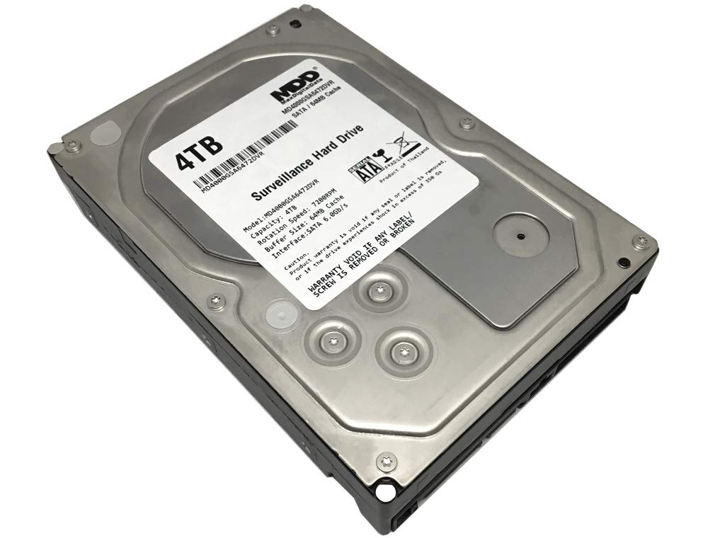 Maxdigitaldata 4Tb 64Mb Cache 7200Pm Sata 6.0Gb/S 3.5In Internal Surveillance Cctv Dvr Hard Drive (Md4000Gsa6472Dvr)   W/ 2 Year