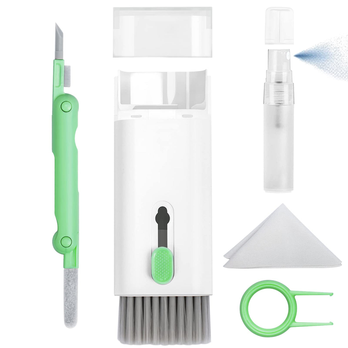 Laptop Screen Keyboard Earbud Cleaner Kit For Airpods Pro Macbook Ipad Iphone Ipod, Walrfid Multi-Function Cleaning Pen Brush To