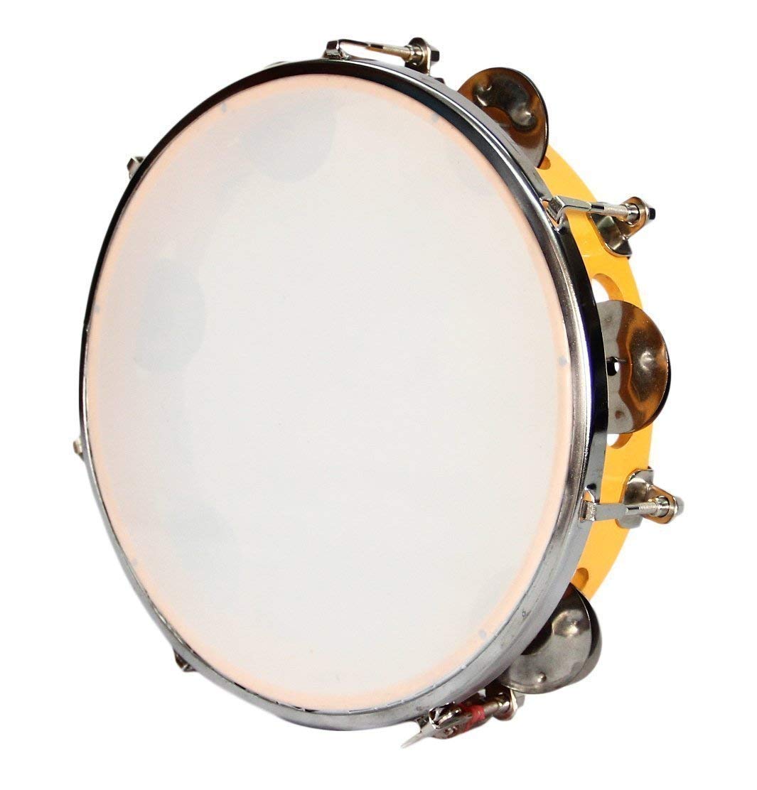 Music World Fibre Dafli/Tambourine Random Colour 10 Inch