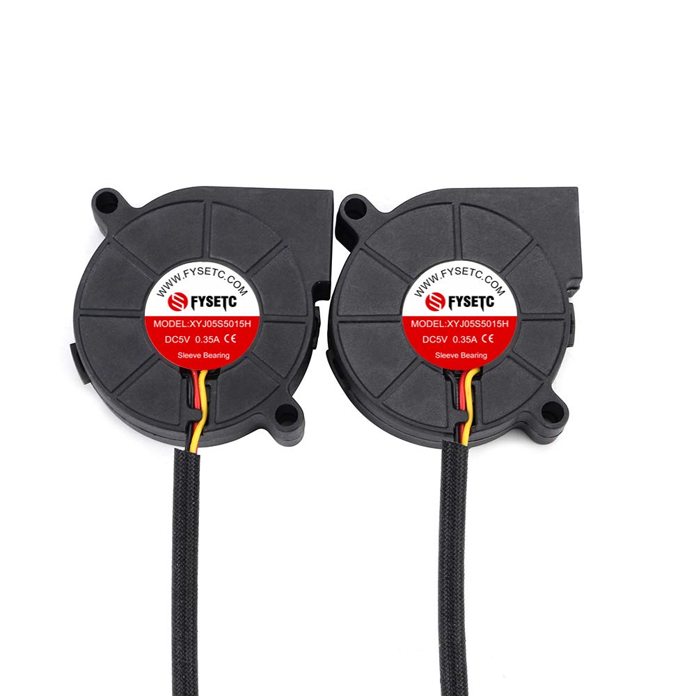 FYSETC Prusa i3 MK3 MK3S Cooling Fan 5015 50x50x15mm 5V DC 0.35A Hotend Cooler Blow Radiator Sleeve Bearing for 3D Printer Parts