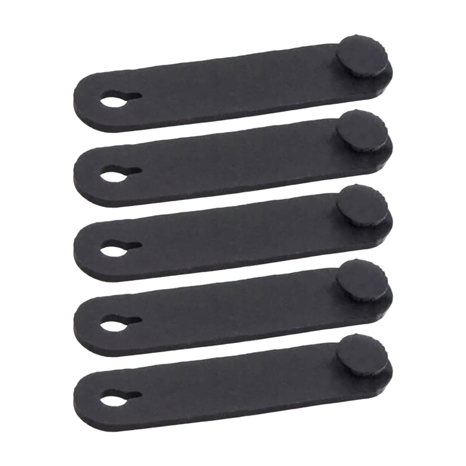 5 Pieces Silicone Cable Straps For Desk Cable Management Frame Securing