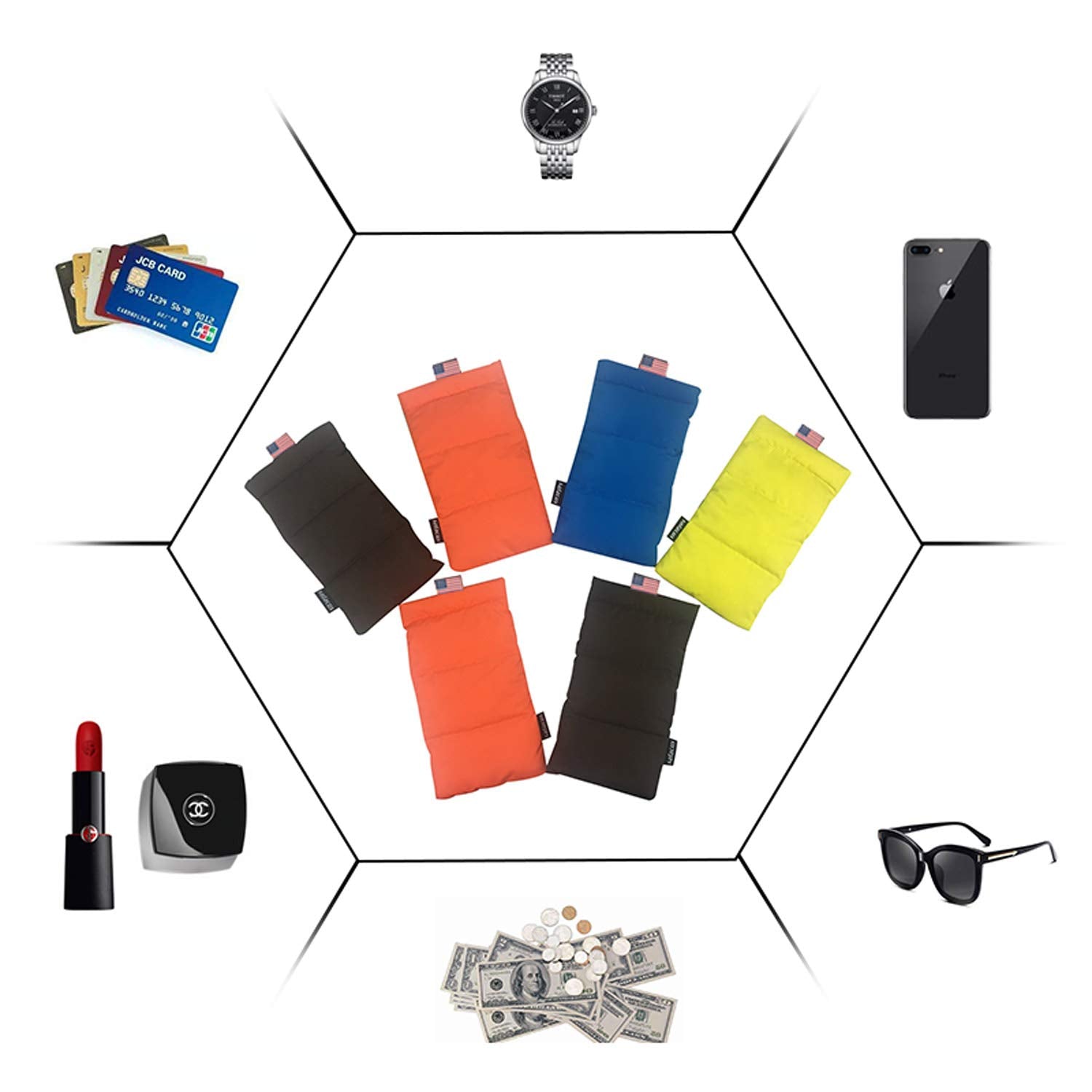 Safacus Thermal Phone Case For Iphone 11 Pro Max Xs Max Xr X 8 7 6S Plus Se,Samsung Galaxy Smart Phone Pouch Cellphone Case Cove