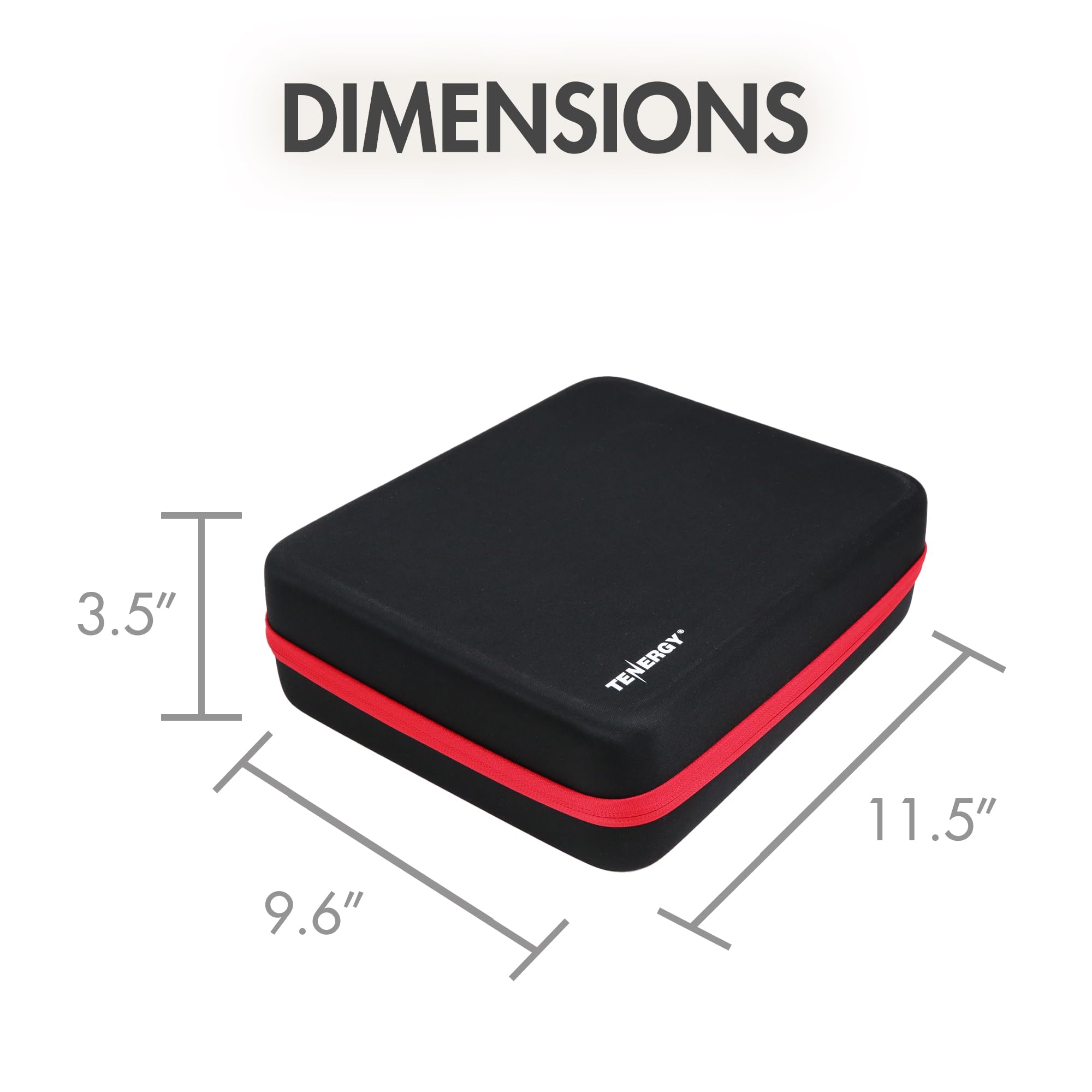 Tenergy Large Battery Organizer Storage Case With Battery Tester, Holds 120 Batteries Aa Aaa C D 9V (Batteries Not Included)