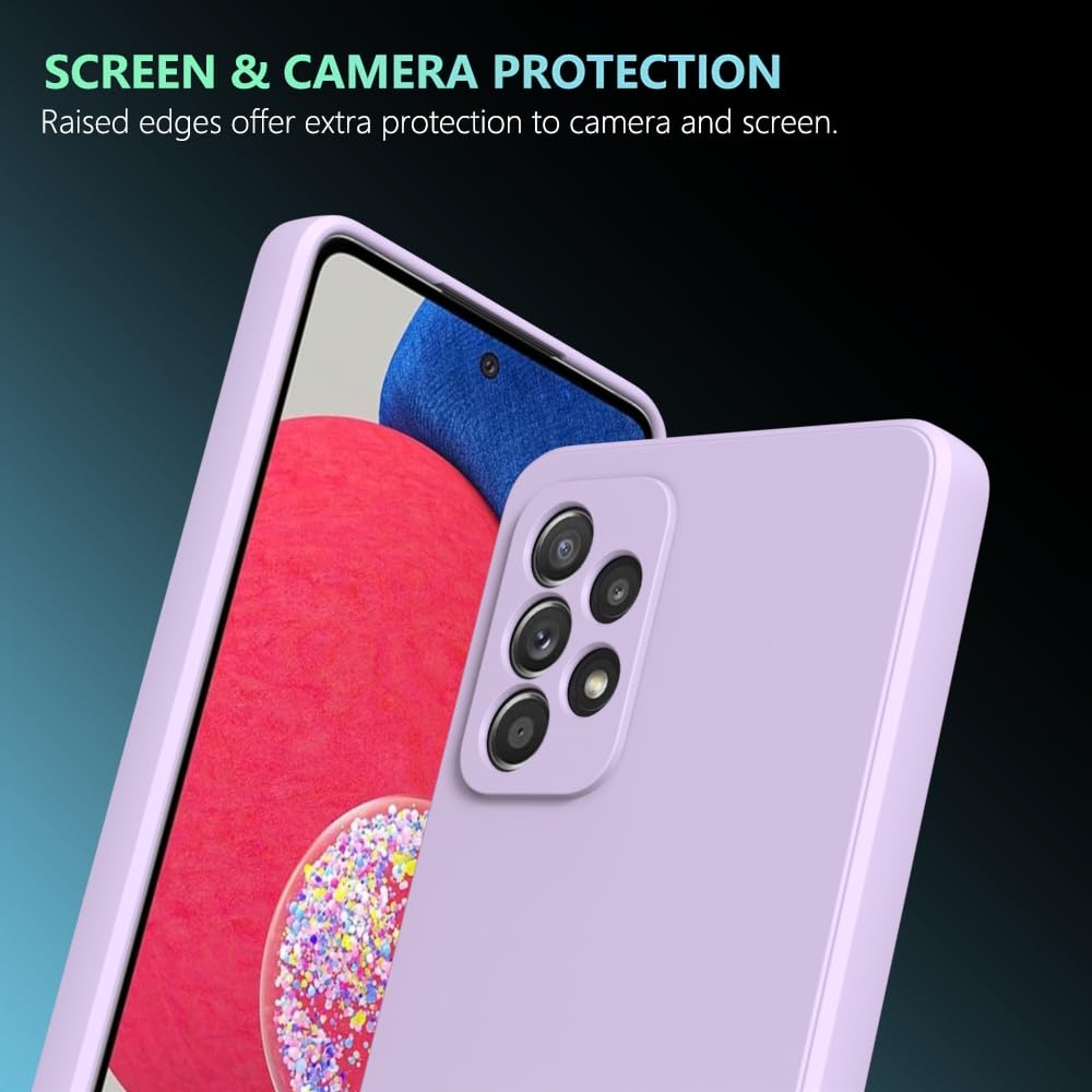 Wogroo For Samsung Galaxy A23 Case Purple, Scratch Resistant With Soft Touch, Slim Thin Phone Cover For Samsung Galaxy A23