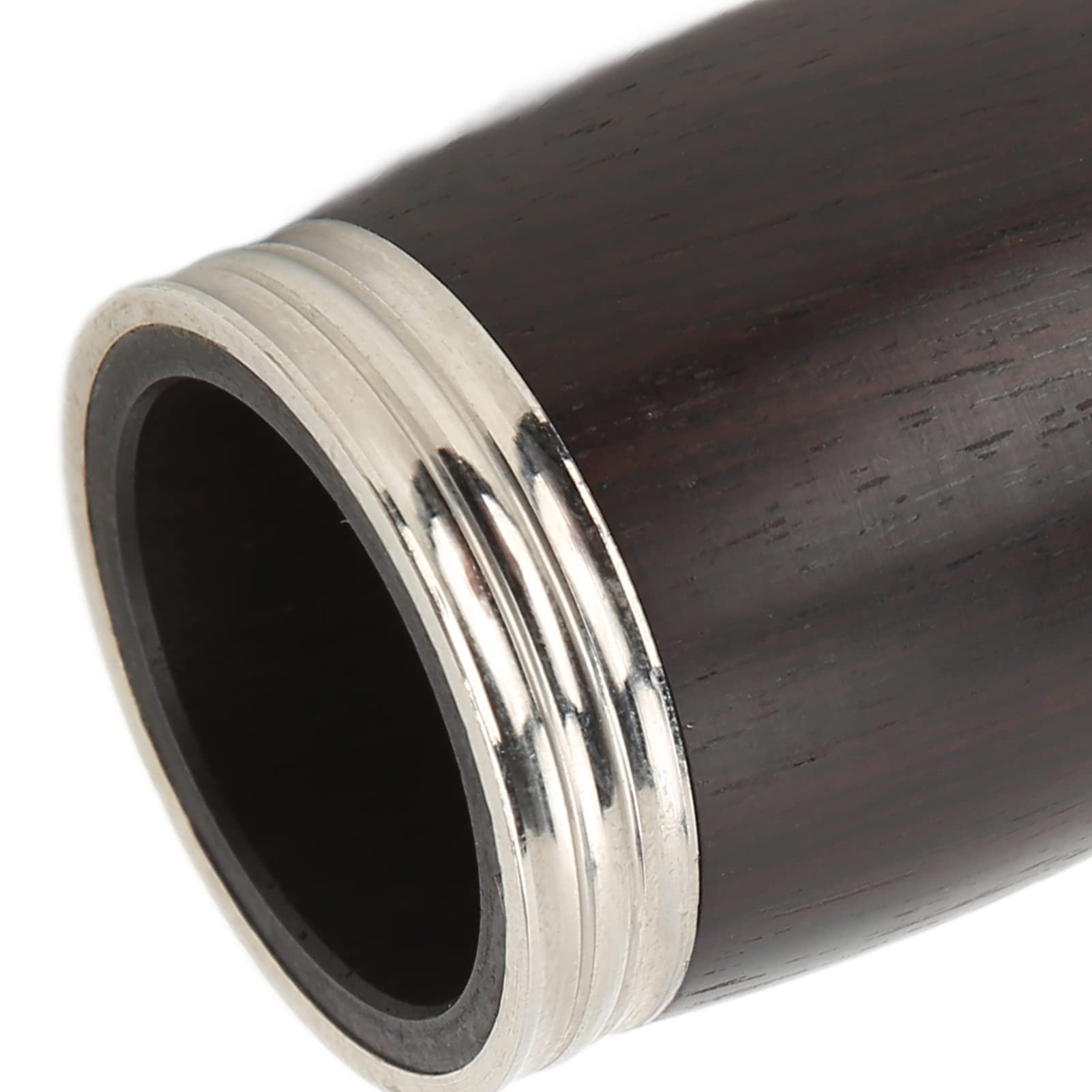 Clarinet Barrel Eujgoov Ebony Section Tube Clarinet Pitch Pipe Replacement Accessories With Metal Ring
