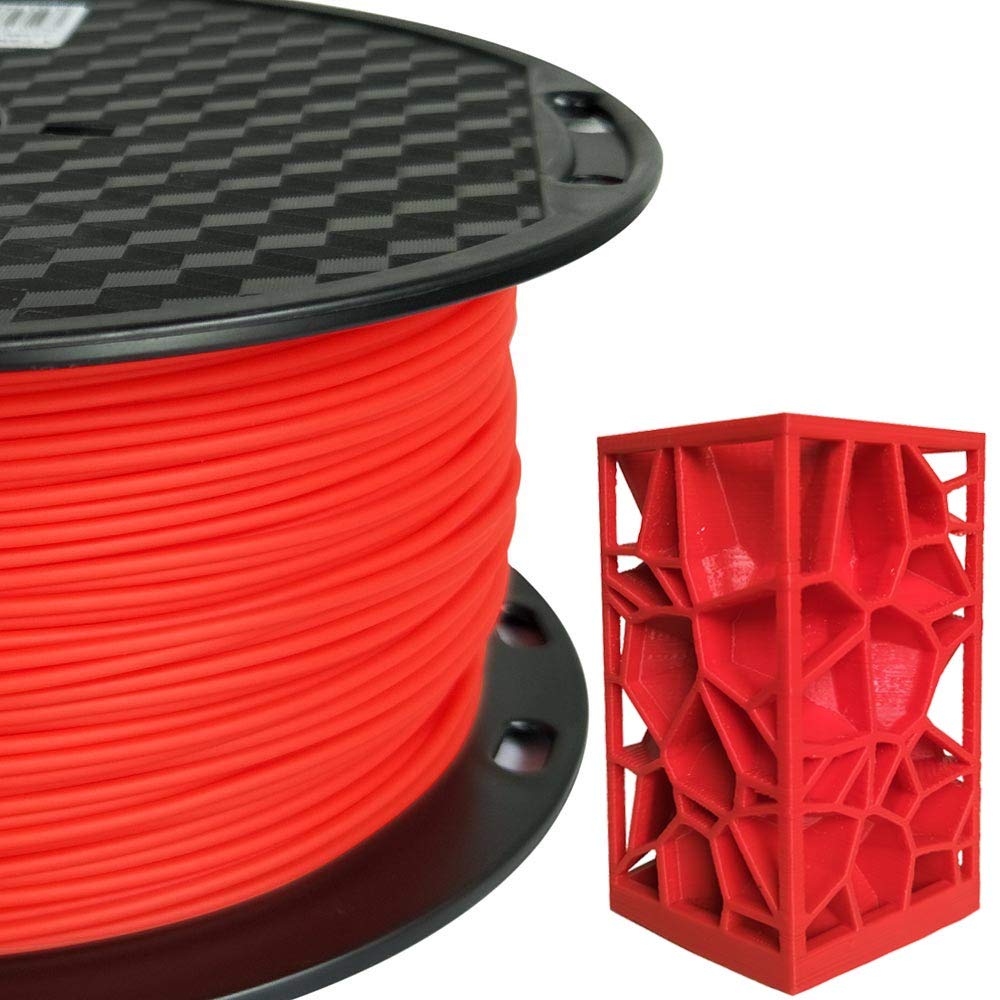 Pla Max Pla + Red Pla Filament 1.75 Mm 3D Printer Filament 1Kg 2.2Lbs Spool 3D Printing Material Stronger Than Normal Pla Pro Pl
