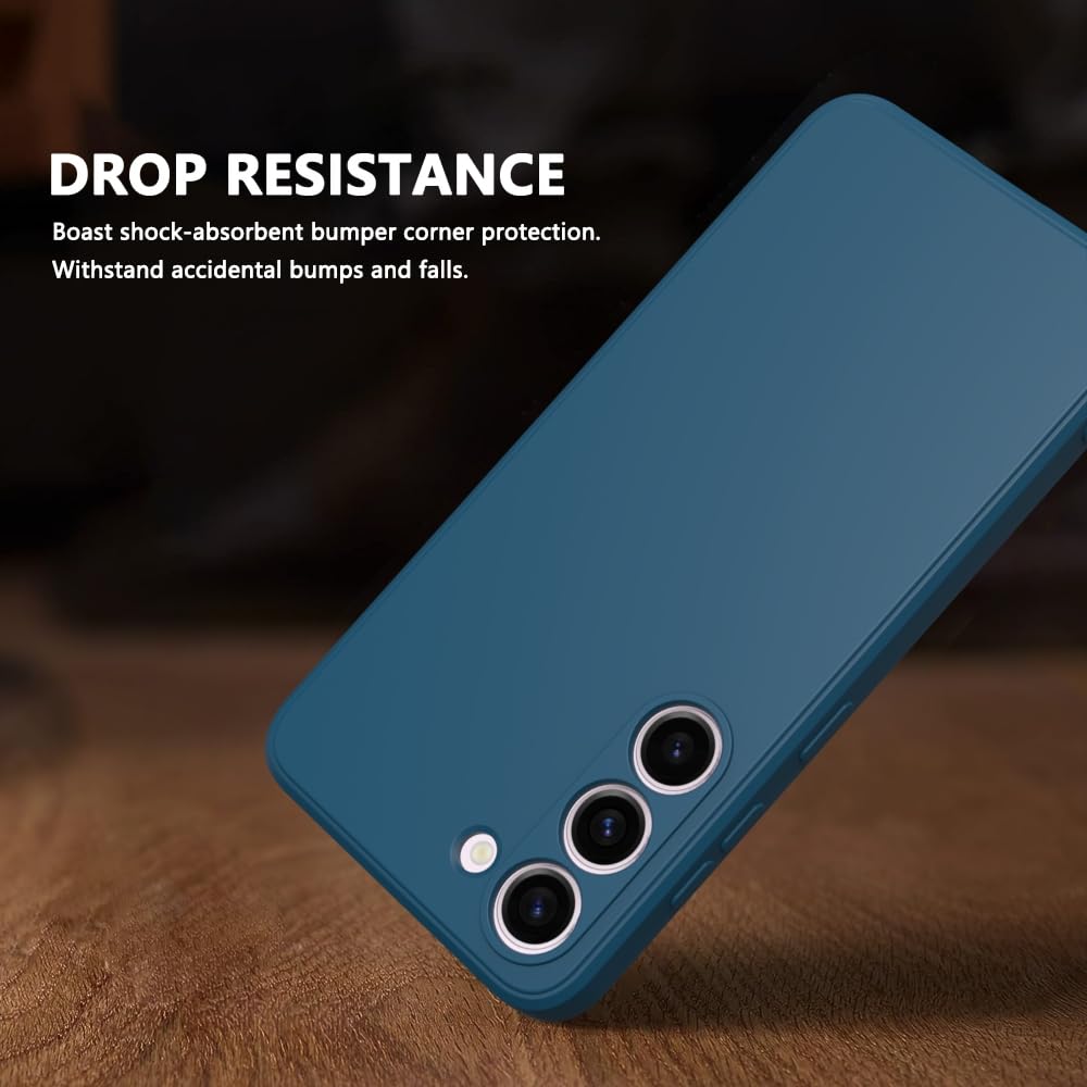 Wogroo For Samsung Galaxy S24 Plus Case Dark Blue, Scratch Resistant With Soft Touch, Slim Thin Phone Cover For Samsung Galaxy S