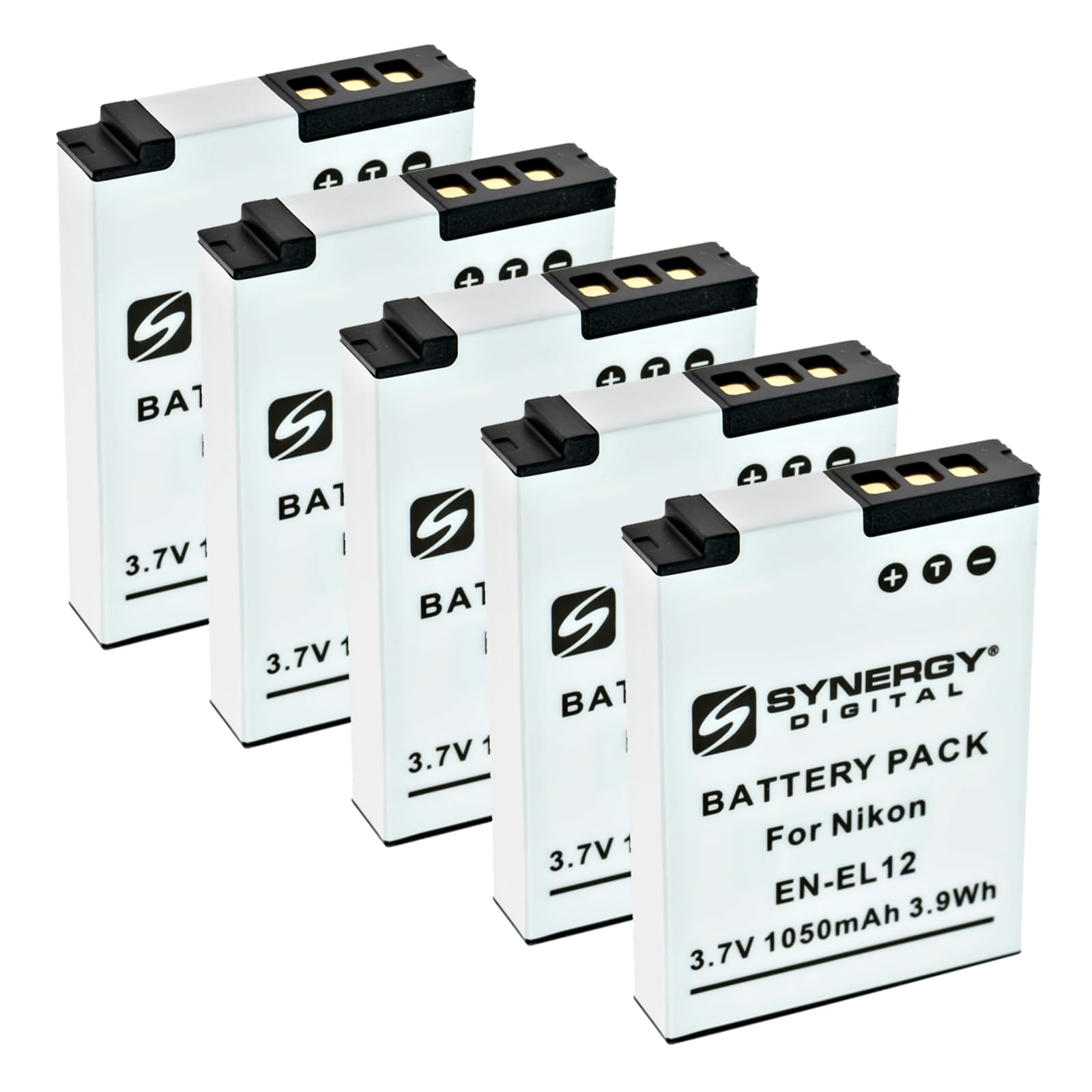 Synergy Digital Digital Camera Batteries, Compatible With Nikon En El12, Enel12, 25780 Digital Camera Batteries (Li Ion, 3.7V, 1